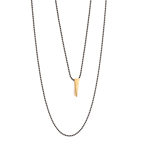 WEDGE necklace - golden